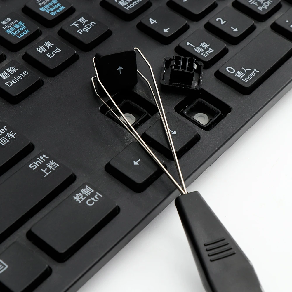 

Simple Keyboard Key Keycap Puller Remover With Unloading Steel Cleaning Tool Keycap Starter Keyboard Cleaning Aid