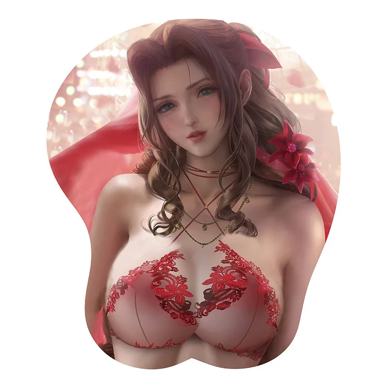 Креативная идея 3D стерео силиконовый коврик для мышки с Аниме Сексуальная