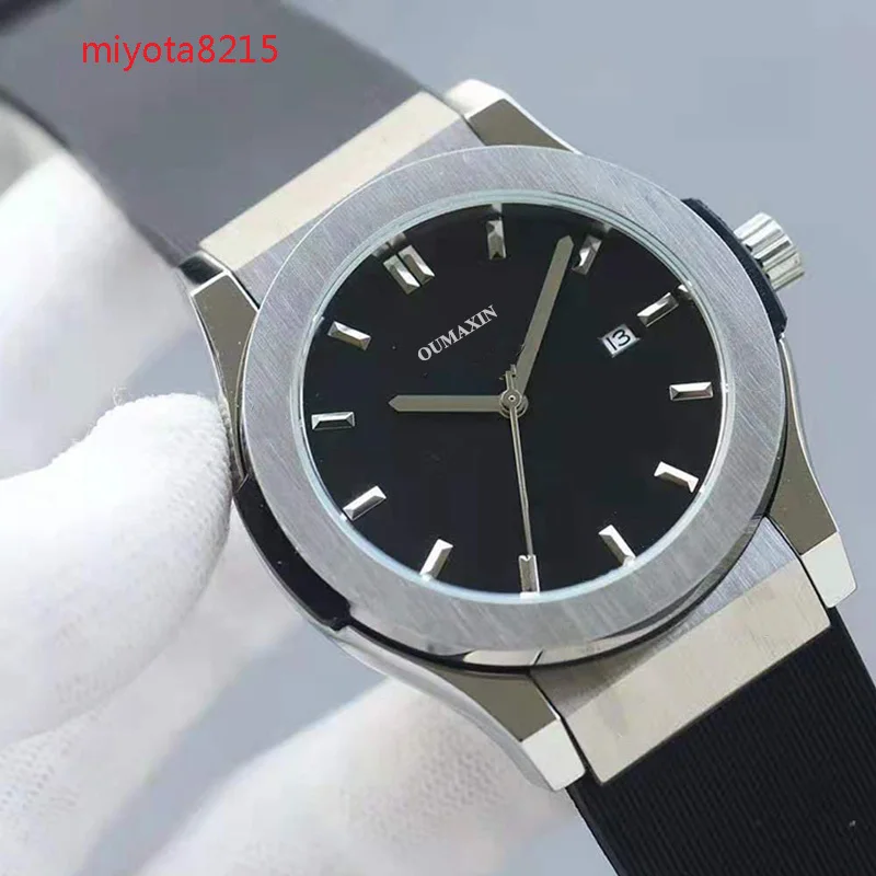 

Luxury big brand men's watch automatic machine sapphire glass black dial storage 316L stainless steel