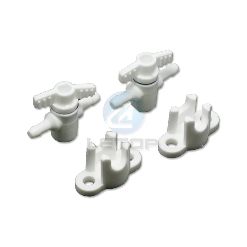 LETOP струйный принтер пластиковый 2 ходовой кран с держателем для чернильных баков