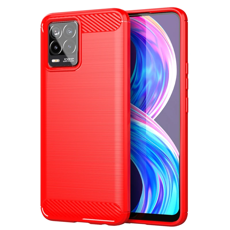 For Cover OPPO Realme 8 Pro Case For Realme 8 Pro Capas Protective Soft Shockproof TPU Silicone For Fundas Realme 7 8 Pro Cover