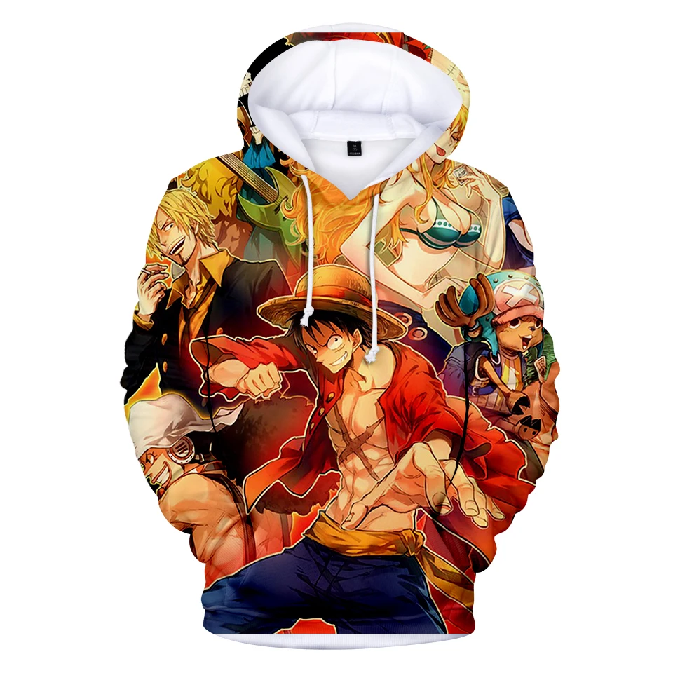 

In 2021, the new spring and autumn hot sale Ace animation hoodie sports men's clothing, men's and women's fashion sports