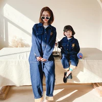 2021 new parent child outfit fashion one piece garment family matching outfits mommy and me clothes matching family outfits
