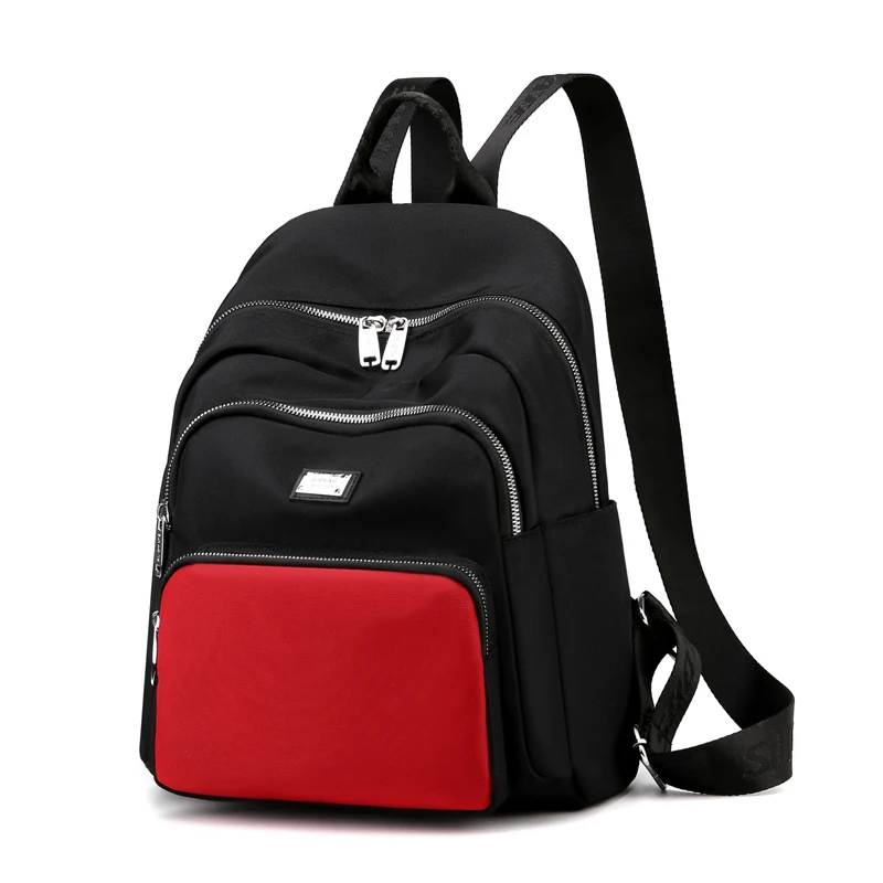

Nylon Backpack For Women 2021 Casual Large-capacity Men's Laptop Backpack Waterproof Zipper Travel School Bag Mochila Feminina