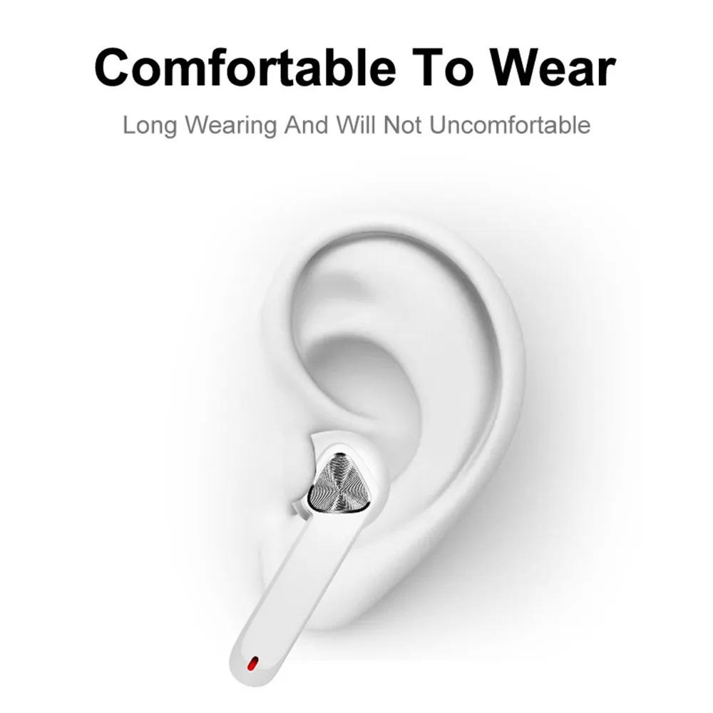 

Wireless Bluetooth Headphones V5.0 Touch Control Earphones Stereo HD Talking with 380mAh Battery