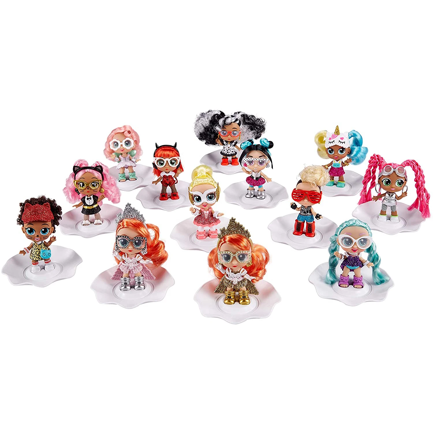 

Itty Bitty Prettys Tea Party Little Teacup Doll Assortment (Includes 12 Surprises) by ZURU Medium 9701 Gifts for children adults