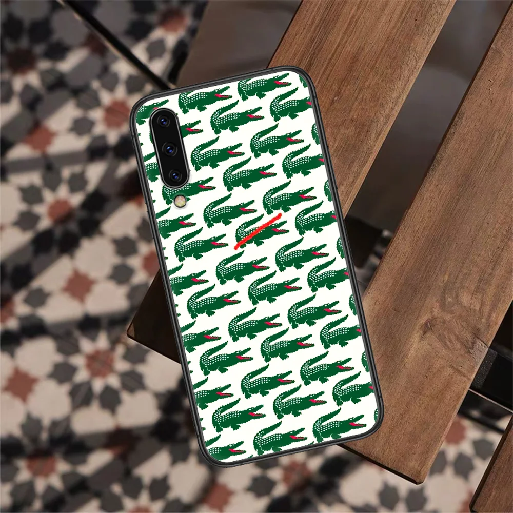 

French luxury brands LACOETE Phone Case For Samsung Galaxy A 72 71 70 52 51 41 40 31 30 21 20 10 S J 5 6 7 2017 2018 black