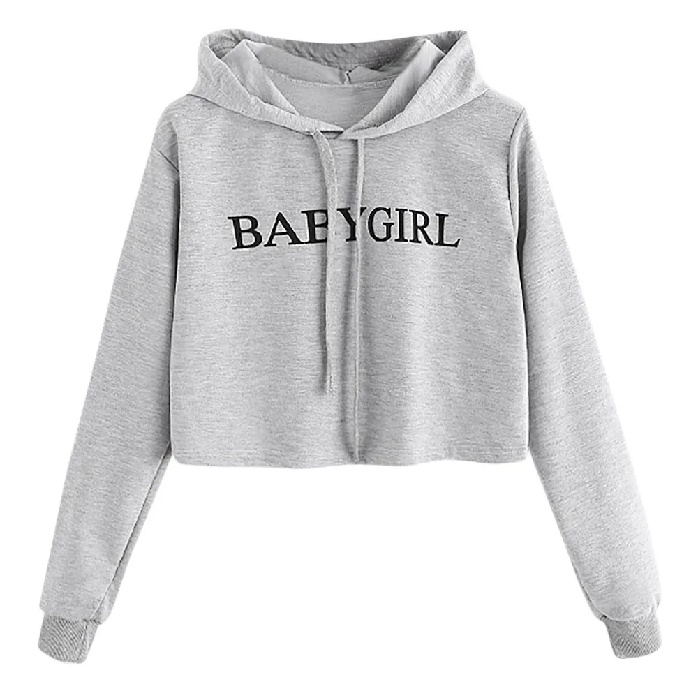 Pullover Tops Blouse Hoodies Women Long Sleeve Letter Printed Hoodie Las Mujeres Sweetshirts Jumper Sudaderas Moletom Толстовка