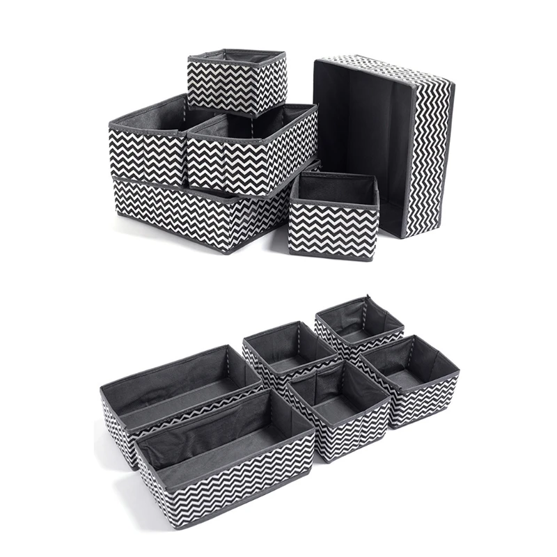 

6 шт., складные тканевые шорты, бюстгальтер, носки, трусики, галстуки, органайзер, разделительный чехол