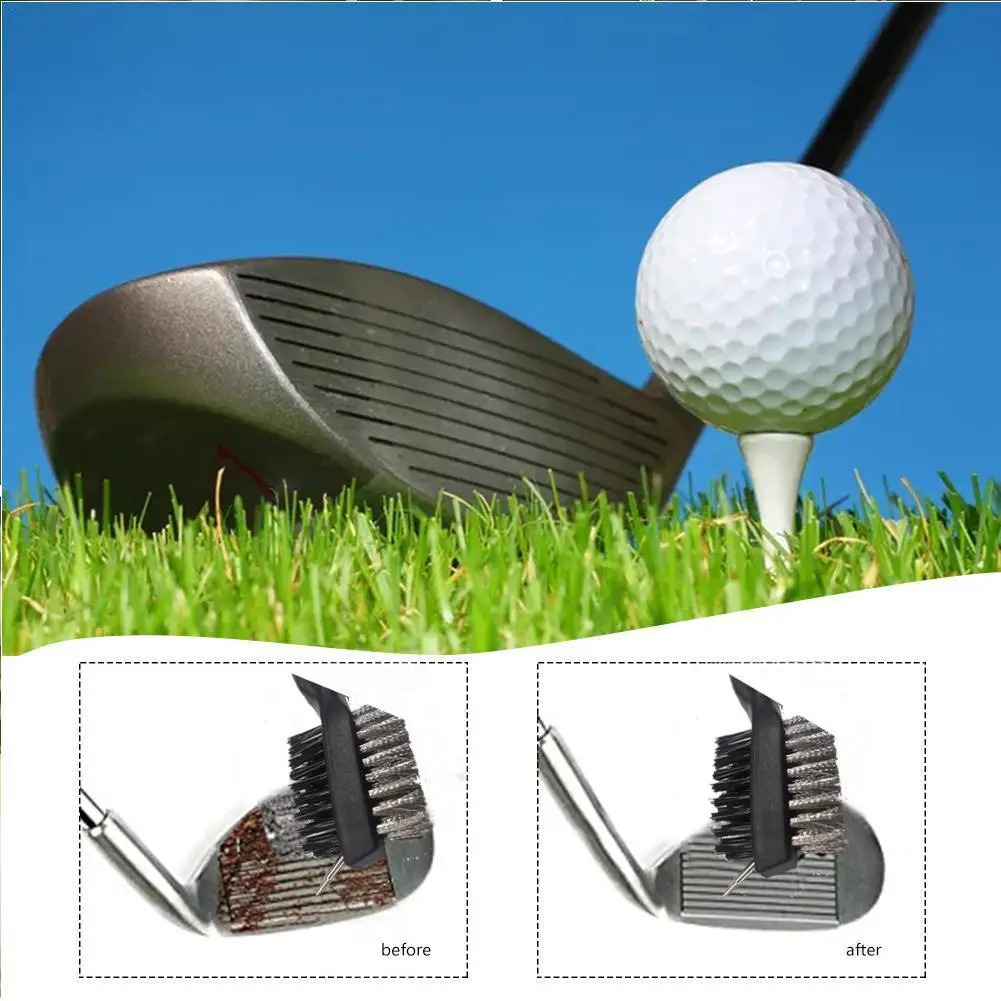 

Golf Cleaning Kit Durable And Portable Contains Golf Club Brush Golf Towel Portable Storage Bag Fast And Effective Cleaning Kit