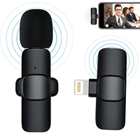 Wireless Lavalier Microphone Audio Video Recording Mini Mic for Android iPhone Live Broadcast Gaming Phone Microfonoe