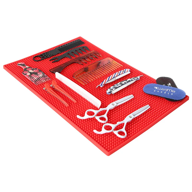 

Силиконовый нескользящий коврик для хранения инструментов для парикмахерской