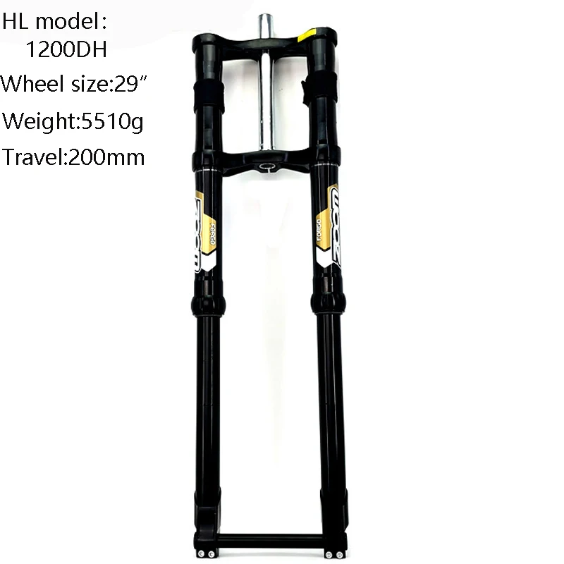 ZOOM 26in Downhill Mountail Bike Fork 27.5/29in travel 180mm suspension Damping MTB Bicycle 20mm Axle | Спорт и развлечения