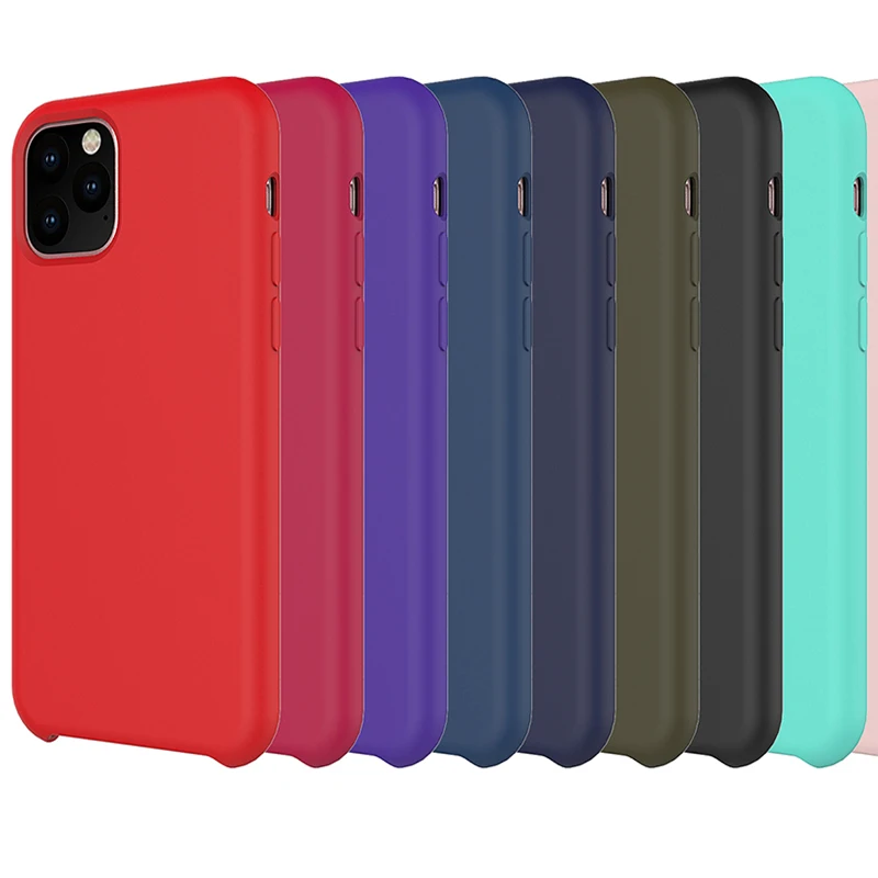 Оригинальный силиконовый чехол для телефона iphone 12 pro max 12mini Apple SE 2020 11 PRO MAX XSMAX XR 5 6s 6