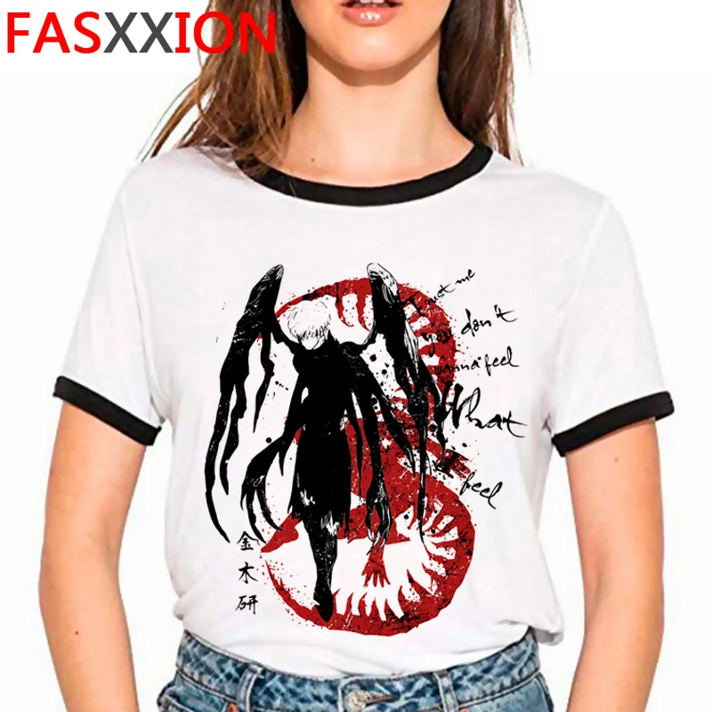 

Одежда с надписью «Tokyo Ghoul для косплея канеки футболка кэна футболка мужской ulzzang пара белая футболка принтовые тройники японский футболка т...