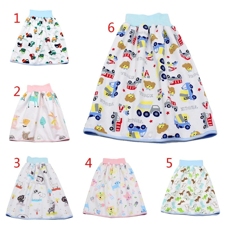 

Baby Newborn Waterproof Diaper Skirt Training Nappy Changing Pants Infant Children Washable Reusable Urine Pad Shorts