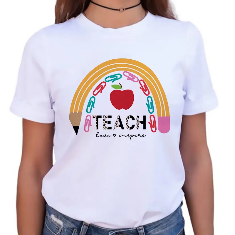 

Женская футболка с коротким рукавом и принтом в стиле Харадзюку