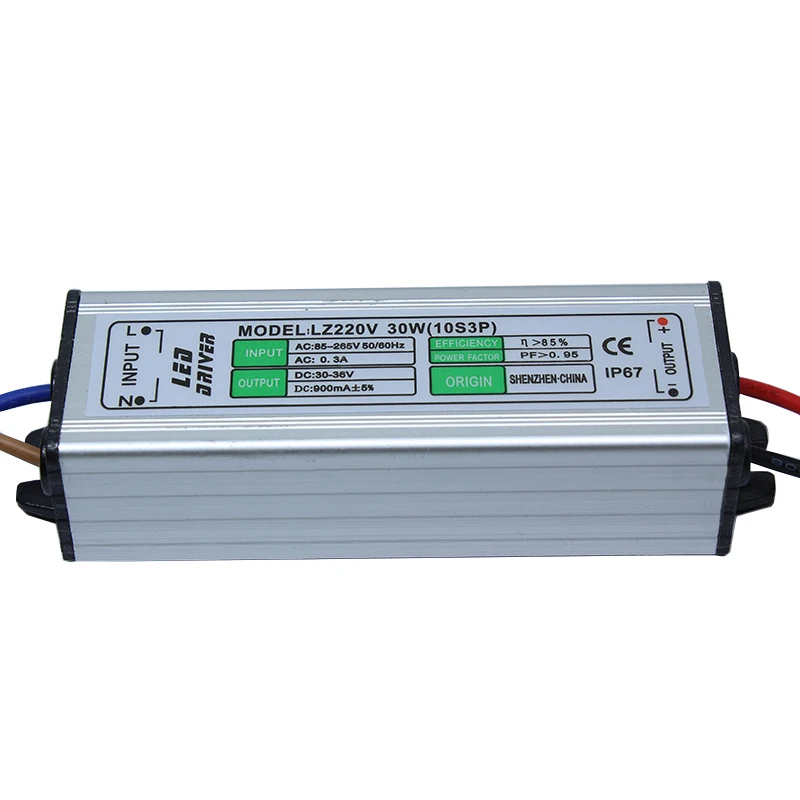 Водонепроницаемый светодиодный драйвер постоянного тока высокой мощности IP67 30
