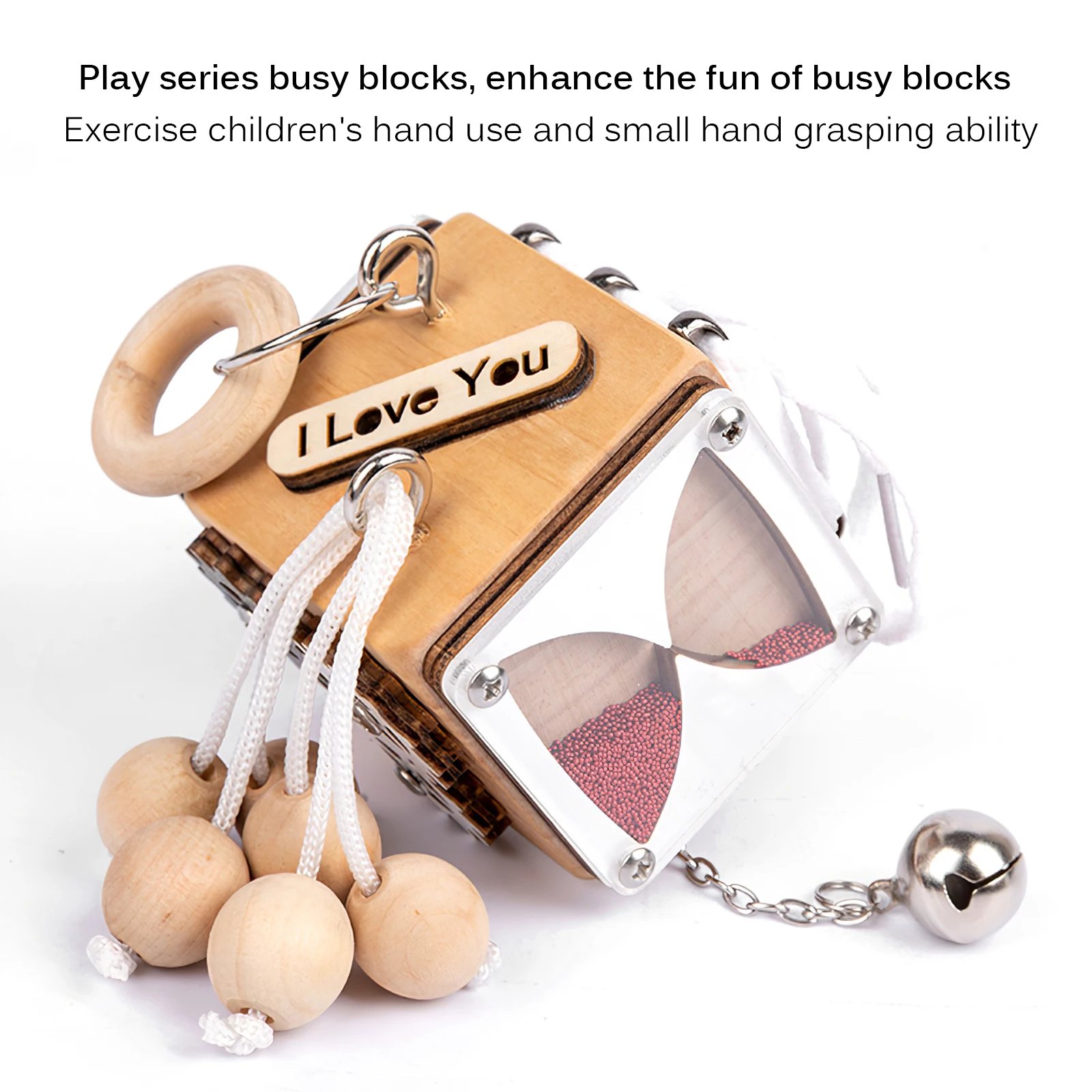Six-In-One Wooden Homemade Busy Block Parent-Child Durable Toy Unlock Multifunctional Early Education Cube For Kids Baby | Игрушки и
