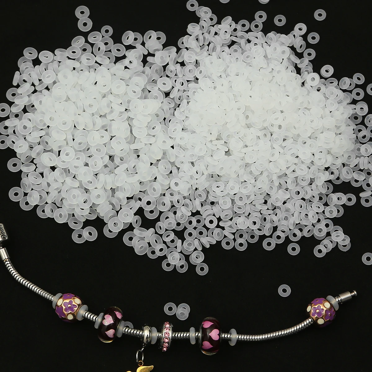 25 шт. силиконовые Нескользящие пробки для браслетов ожерелий | Украшения и