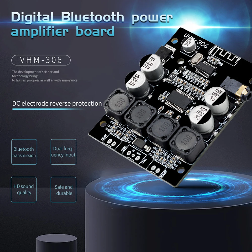 Bluetooth 4 2 TPA3118 2x30 Вт 8-26 в DC стерео аудио цифровой усилитель мощности плата для