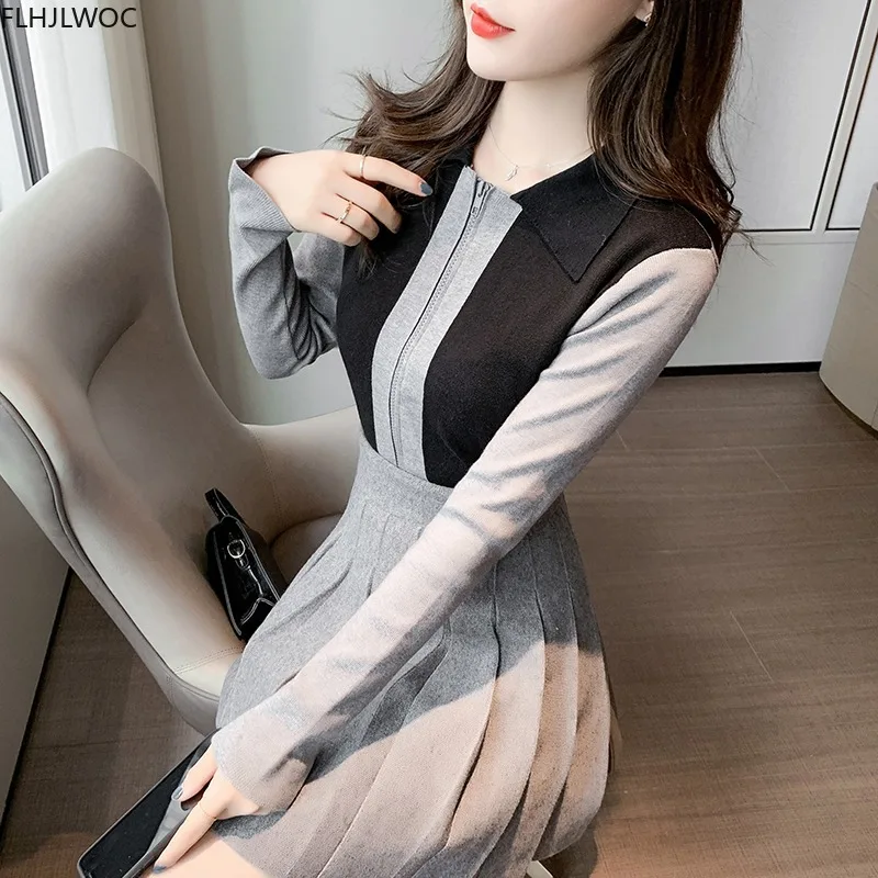 

Женское трикотажное пальто, короткая куртка с длинным рукавом, на молнии, в стиле пэчворк, для зимы и весны, N259