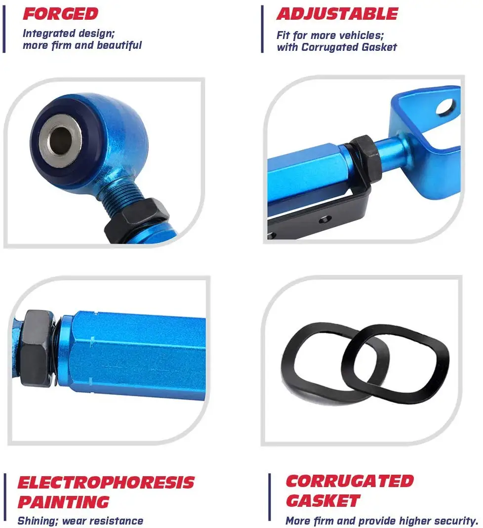 Kingsun комплект с регулируемой задней подвеской и креплением на палец для Honda CRV 02