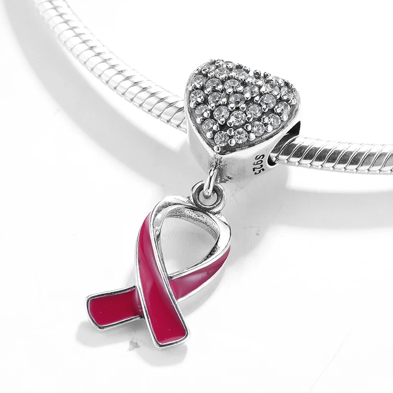 Очаровательные прозрачные хрустальные бусины из фианита оригинал Стерлинговое