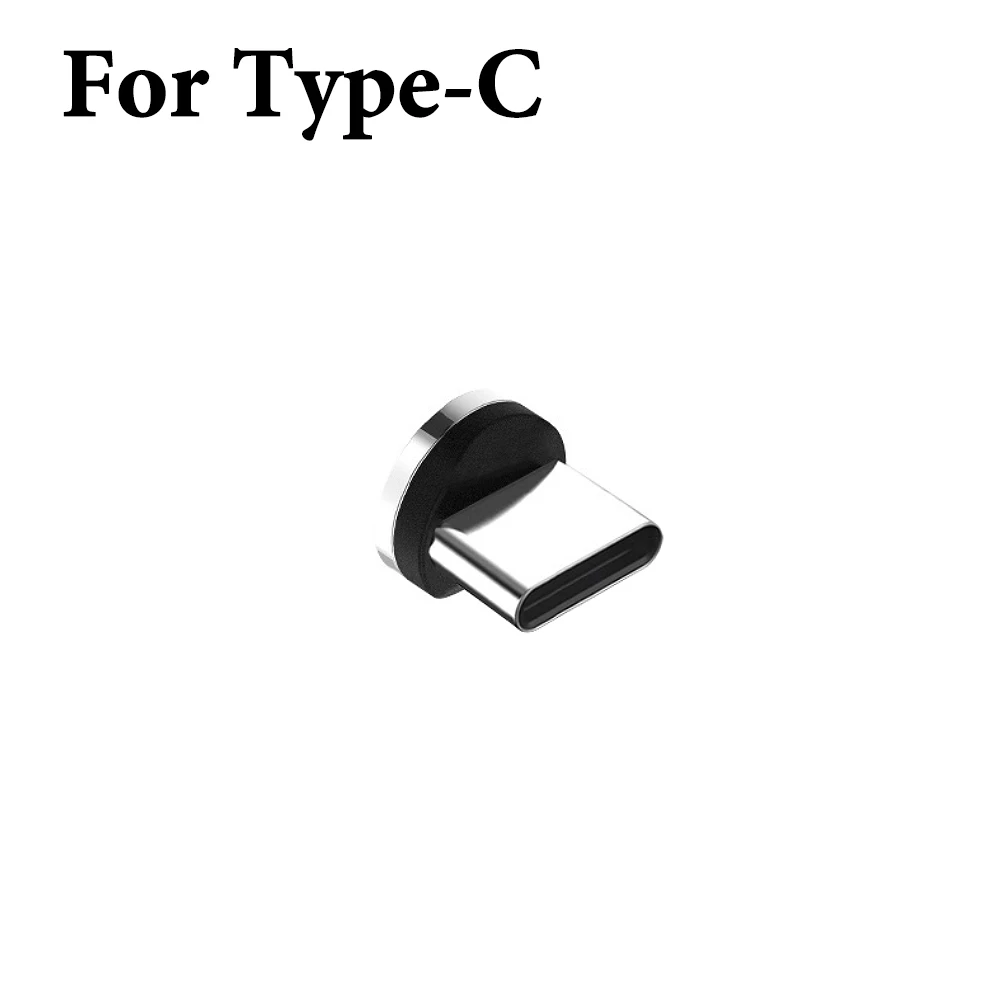 For Type-C Plug Магнитный кабель Micro usb type-C для samsung Galaxy, Xiaomi, для Android, быстрая зарядка, провод для передачи данных, 1 м, USBC, Тип C, магнитное зарядное устройство - Цвет: For Type-C Plug