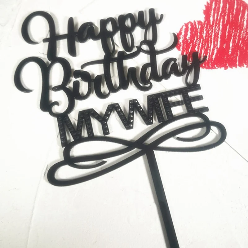 Креативная Новинка распродажа вставка для торта на день рождения карточка