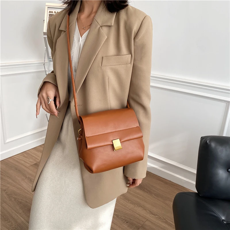 

Handbags Handbag Designer Crossbody High Quality Bag Messenger Famale Trend Lady Bags Girl Vintage Pu Leather Shoulder For Women