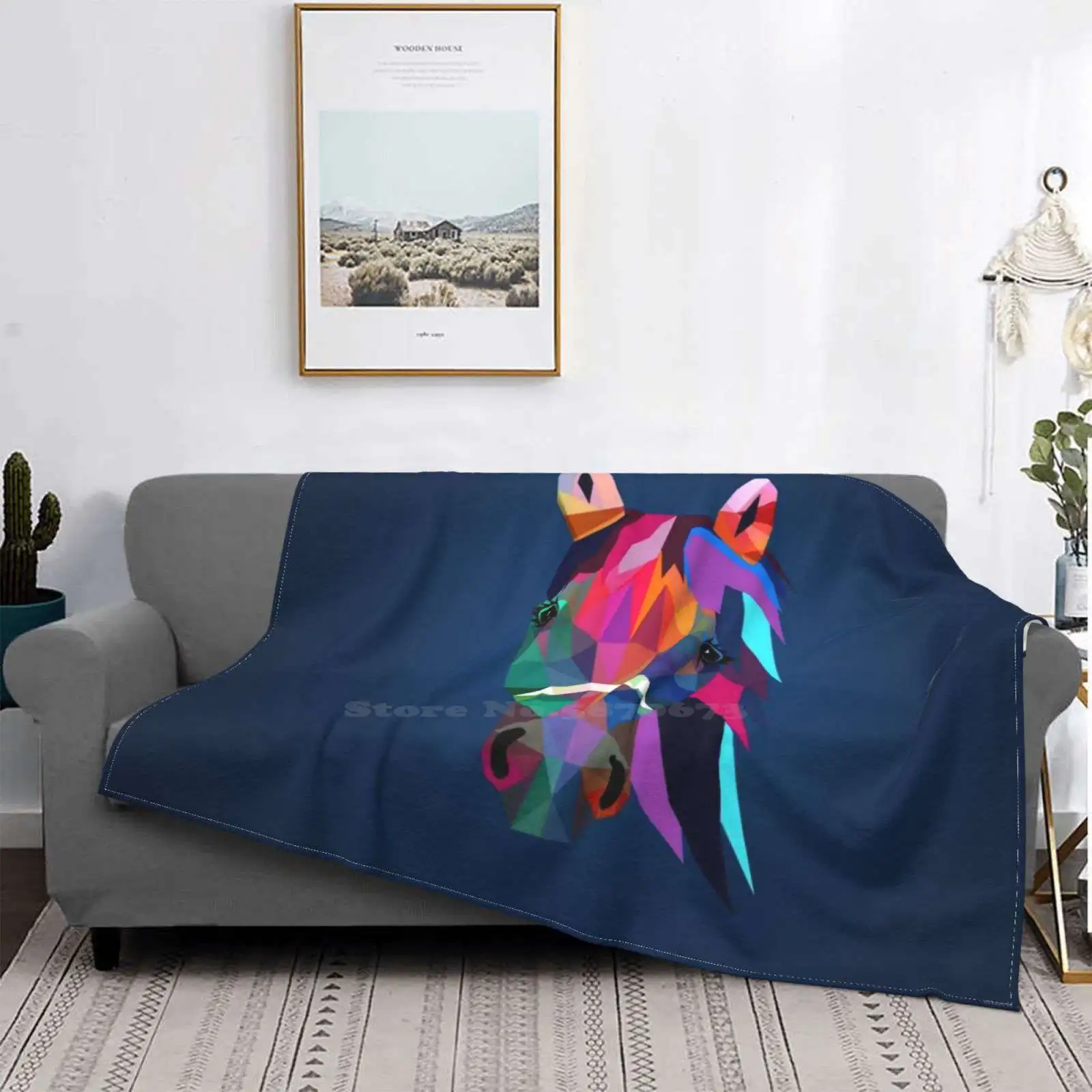 

Manta de cubierta suave para decoración del hogar, Wpap, caballo, Animal salvaje, pura sangre, Abstracto, Moderno, caballos equi