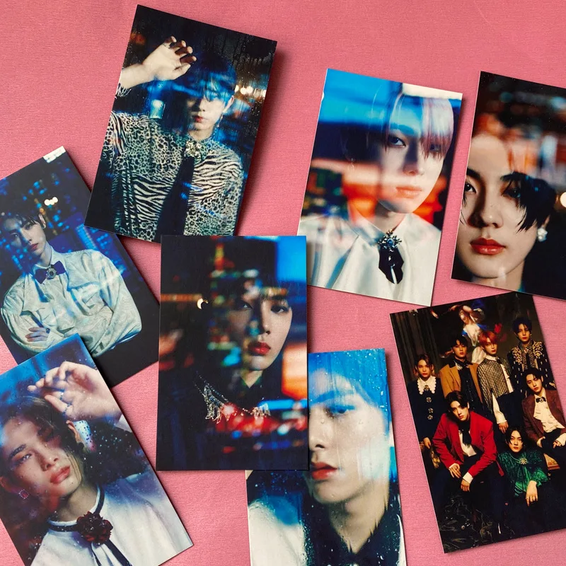 

8pcs/set ENHYPEN Photocard New Album DIMENSION;DILEMMA Kpop Group Photo Cards LOMO Card for Fans
