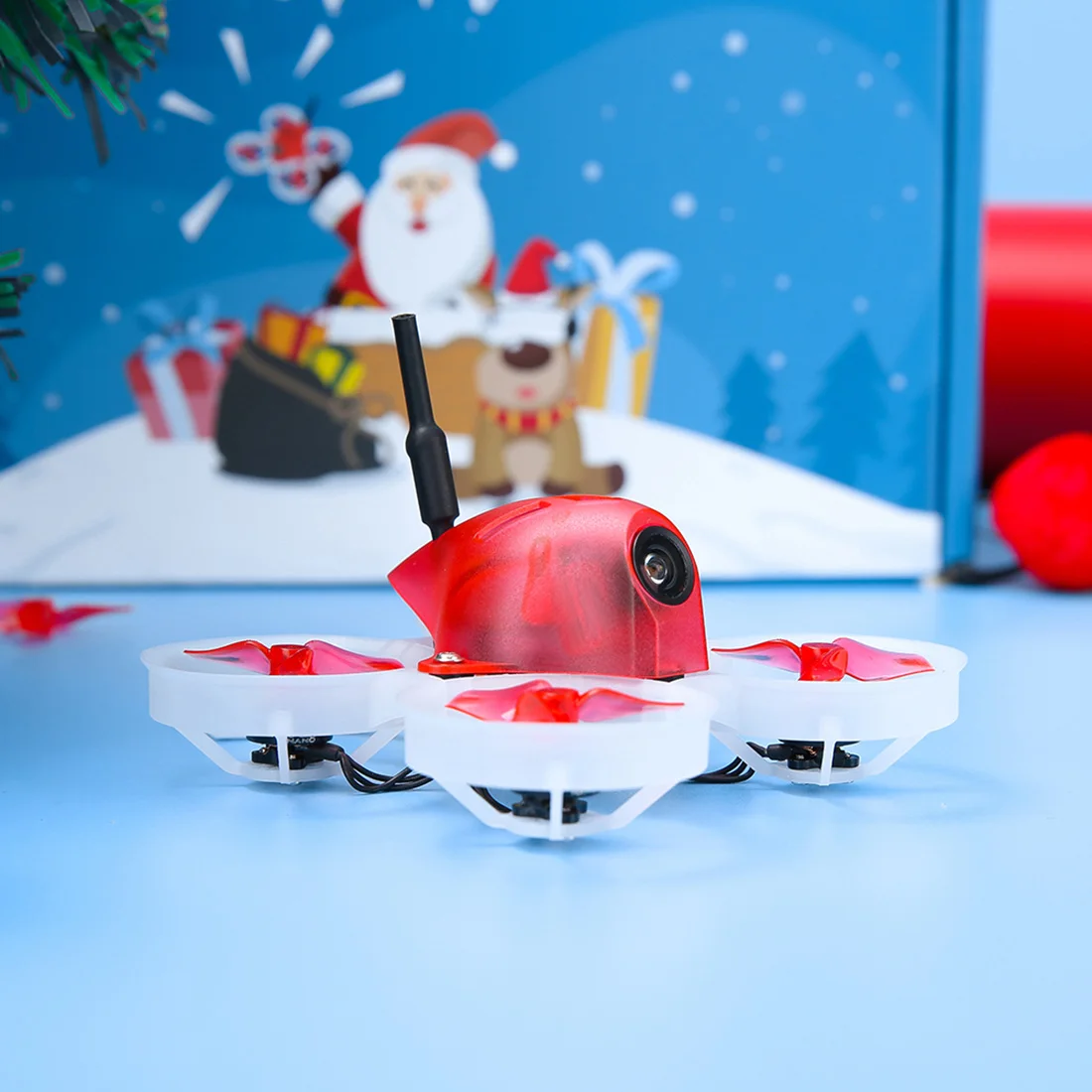 

iFlight Alpha A65 65mm Tiny BWhoop RC Quadcopter PNP BNF with 800TVL 150° FPV Camera for FPV Racing Drone-Christmas Version