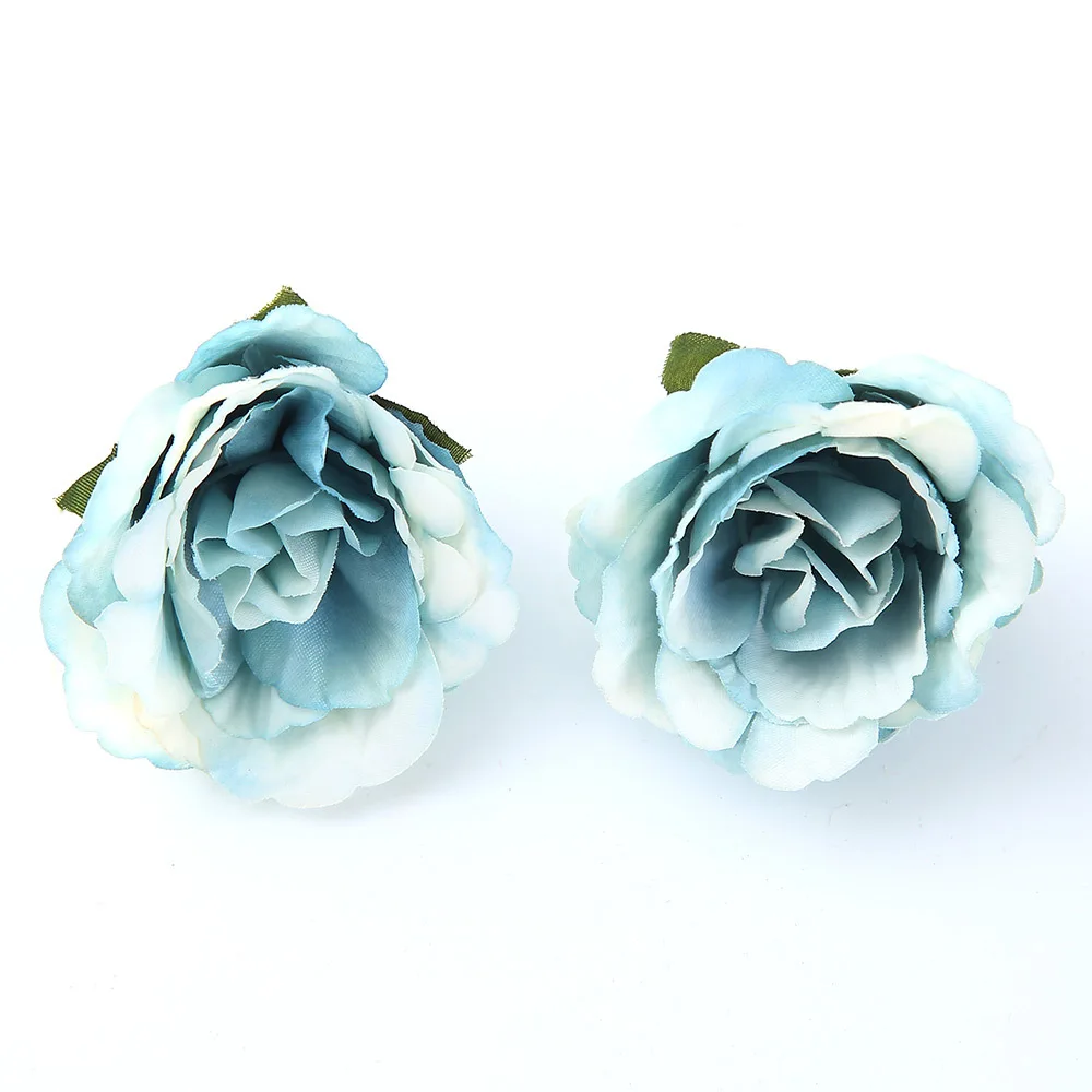 Искусственный цветок 10 шт./лот 4 см шелковая головка розы для свадебвечерние НКИ