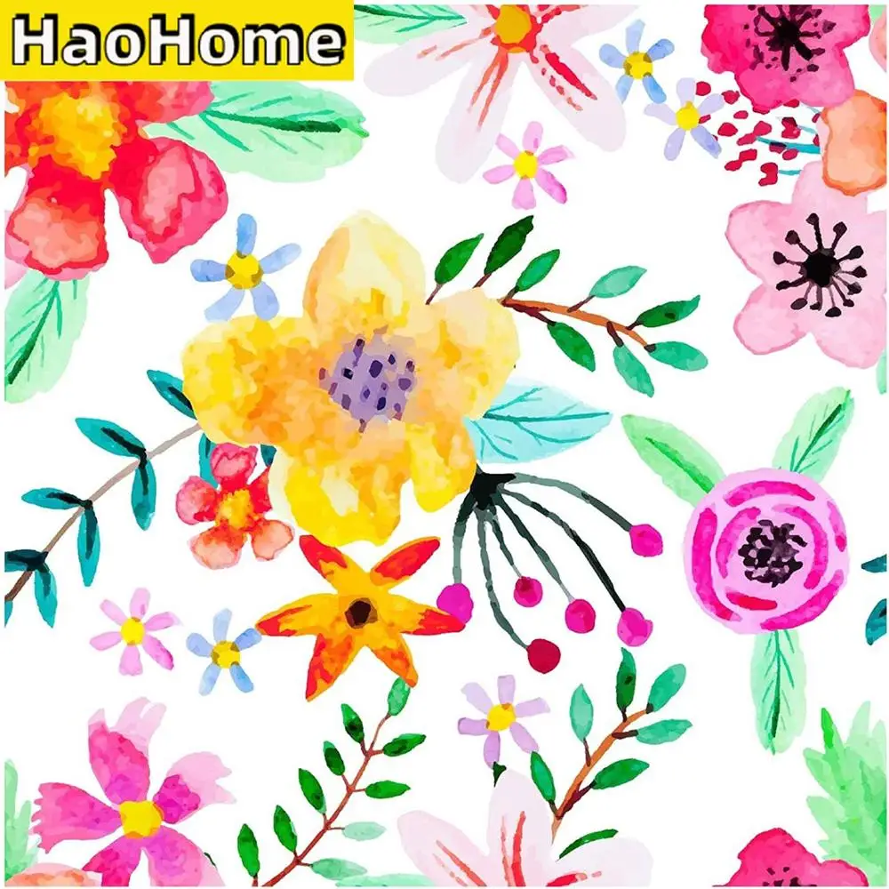 HaoHome пилинг и палочка ручная роспись бесшовные акварельные