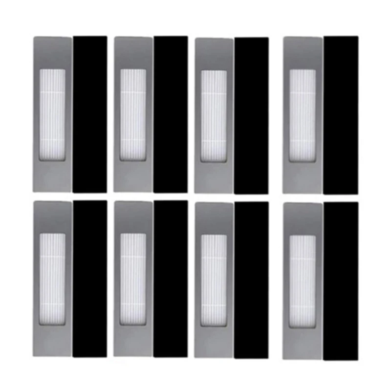 

Наборы сменных фильтров для робота-пылесоса Ecovacs Deebot OZMO 920, 950, T5, T8 AIVI, 8 шт. в упаковке