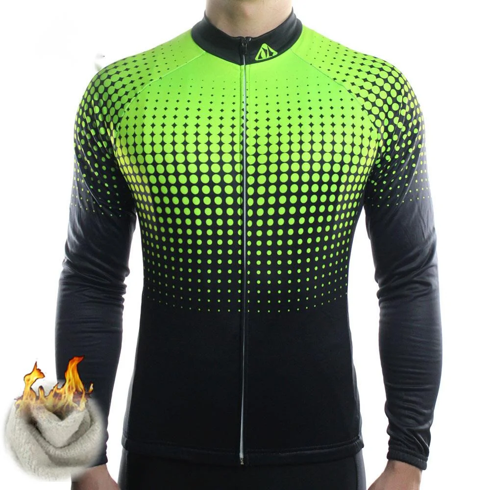 

Racmmer Winter 2020 Long Pro Thermal Fleece Cycling Jersey Men Clothing Bicycle Maillot Equipacion Ciclismo Bike Clothes #ZR-14