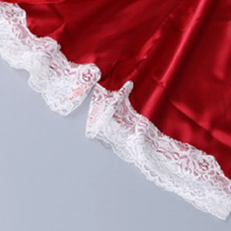 Роскошная кружевная сексуальная пижама из 2 предметов женские гладкие комплекты