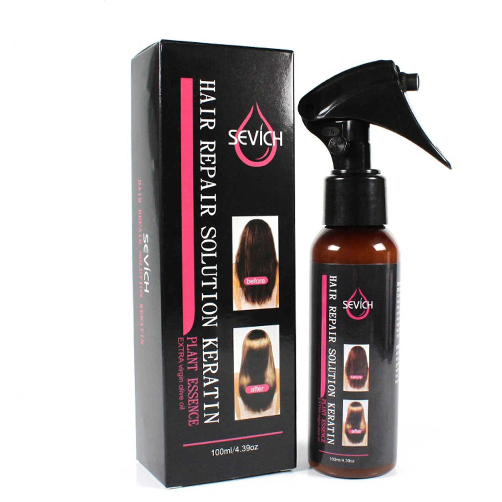 

Wholesale Hair Protector Spray With Amino Acid Hair Frizz Control Shine Straight Silk Spray No Wash For Hair M3