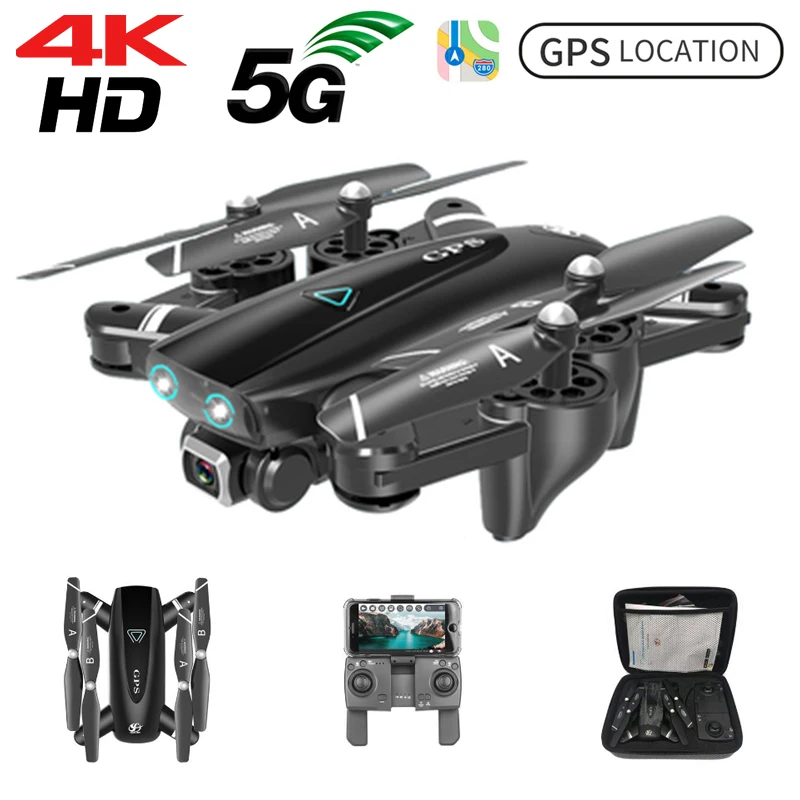 S167 GPS Drone 4k HD камера дроны Wi Fi FPV 1080P RC вертолет полет 20 минут Квадрокоптер складной