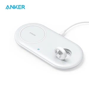 anker wireless charging station 2 in 1 powerwave pad with holder for apple watch 5432 wireless charger for iphone 11 pro