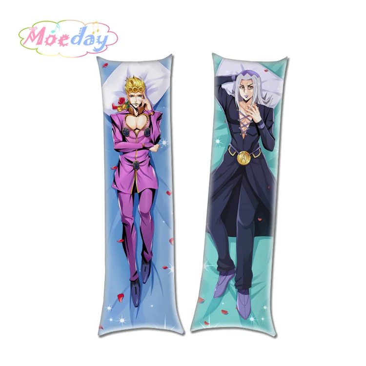 JOJO невероятное приключение Золотой ветер Giorno Bruno Гвидо Narancia Сьерра-Леоне паннакотта JOJO Наволочки - Цвет: Светло-зеленый