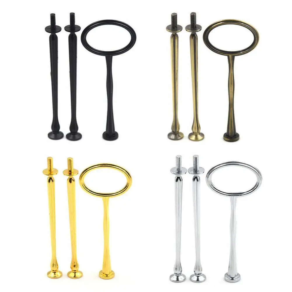 

Hot Sales 2/3 Tiers Cake Rod Plate Stand Handle Fitting Hardware Wedding Party Supplies