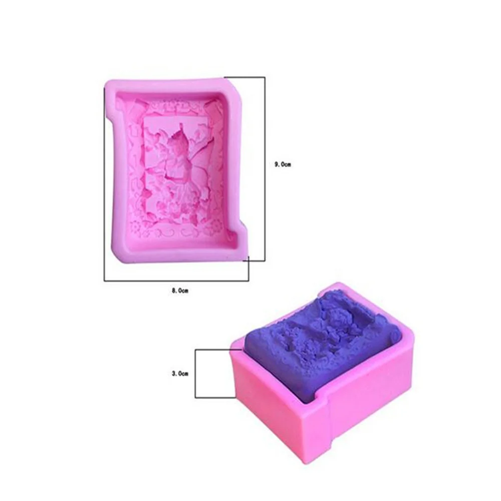 Бабочка цветы фея девушка играть скрипка помадка торт силиконовые формы DIY