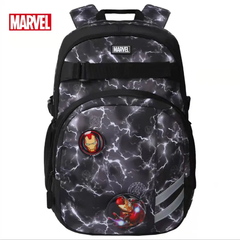 2022 Disney New School Bags For Boys Primary Middle Student Shoulder Orthopedic Backpack Large Capacity Spider Man Mochilars