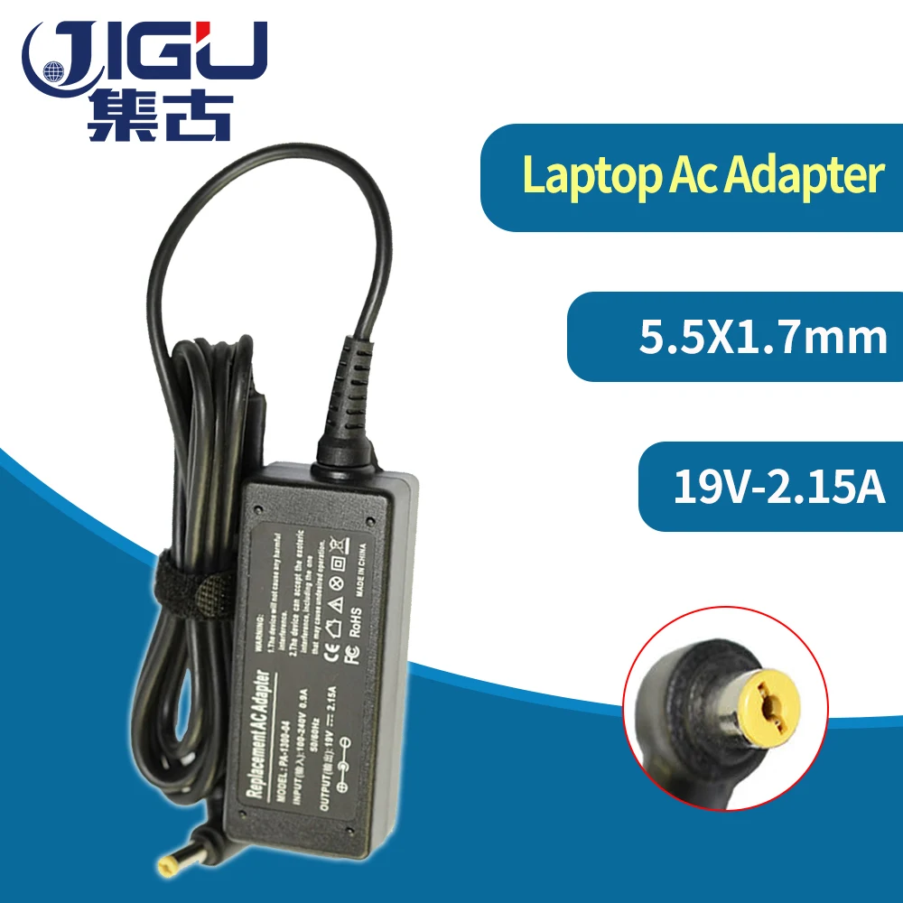 

19V 2.15A 40W 5.5 *1.7MM Replacement For Acer Laptop AC Charger Power Adapter Input 100-240V free shipping