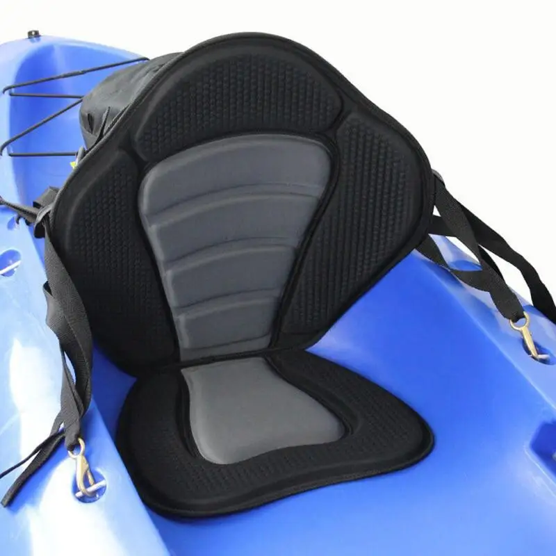 

Kayak Rowing Boat Seat Fishing Canoe Kayak Seat Backrest Cushion Soft and Antiskid Padded Base High Backrest