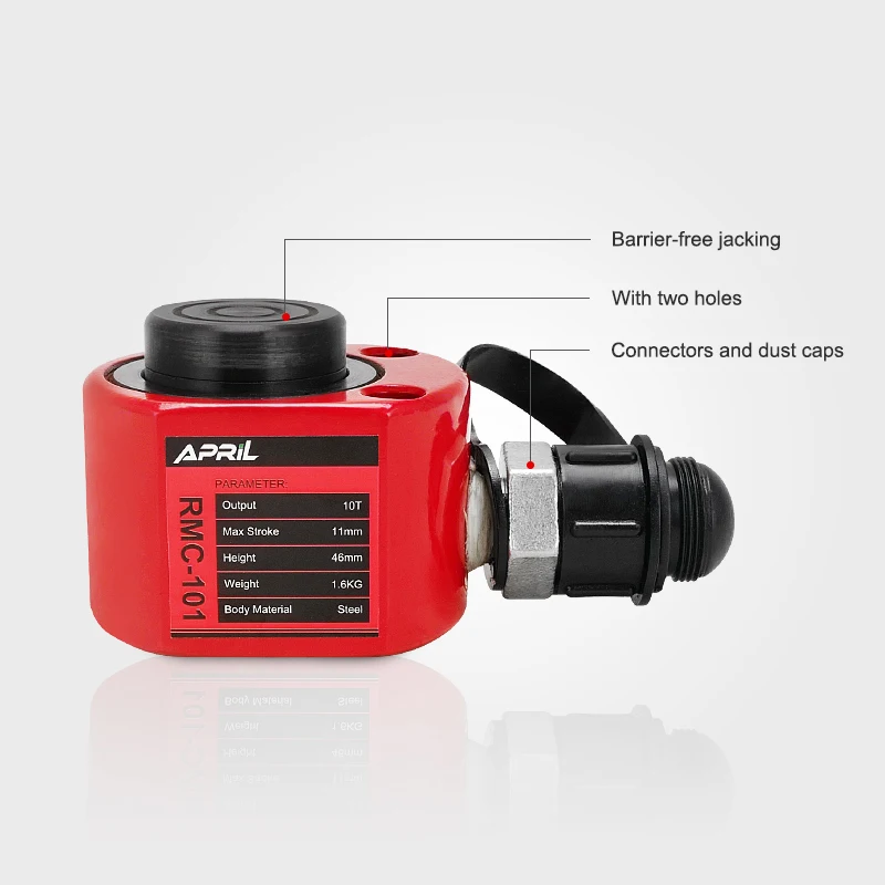 Сверхтонкий гидравлический домкрат RMC-101 Bottle Jack с грузоподъемностью 10T |