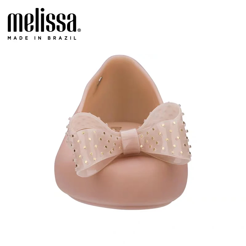 Melissa Space Love Women 2020 New Cute Bowtie Flat sandals Brand Women's Jelly Shoes slippers Female | Обувь